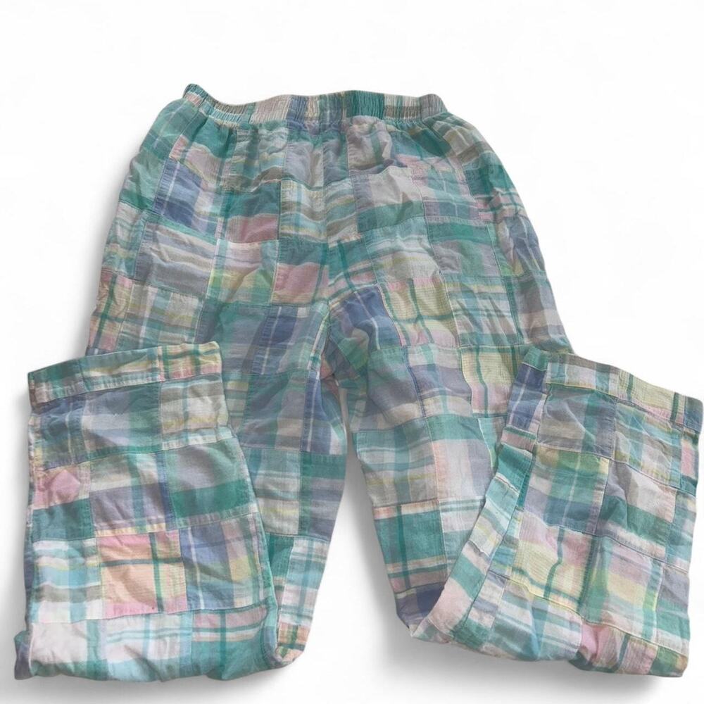 Multicoloured Vintage 90s Patchwork Trousers - image 5